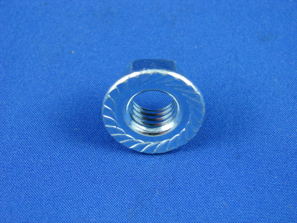 3/4-16 SERRATED FLANGE LOCKNUT - CASE HARDENED - FINE - ZINC (ZP
